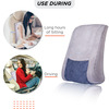 Vissco Smart Orthopaedic Back Rest | For Podture Correction & Relief From Back Pain (Grey)