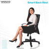 Vissco Smart Orthopaedic Back Rest | For Podture Correction & Relief From Back Pain (Grey)