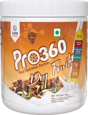 Pro360 Dry Fruits Nutrition Drink Jar Of 250 G