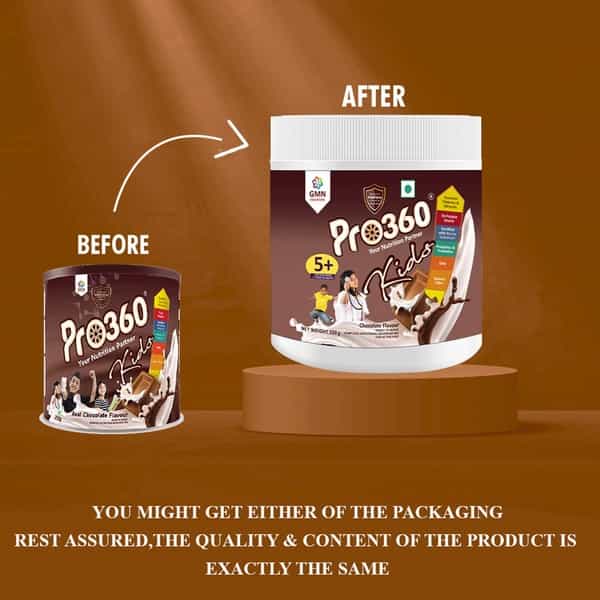 Pro360 Kids | Nutritional Protein Supplement | Chocolate | Powder | Jar | 250 Gm