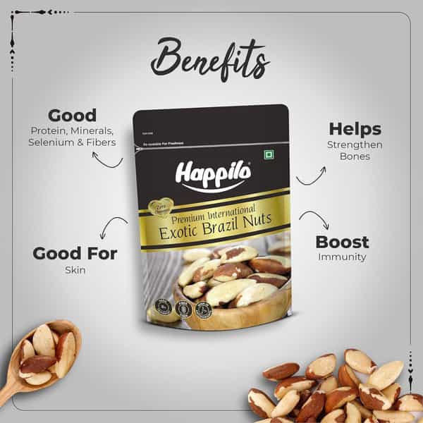 Happilo Premium International Exotic Brazil Nuts 150G