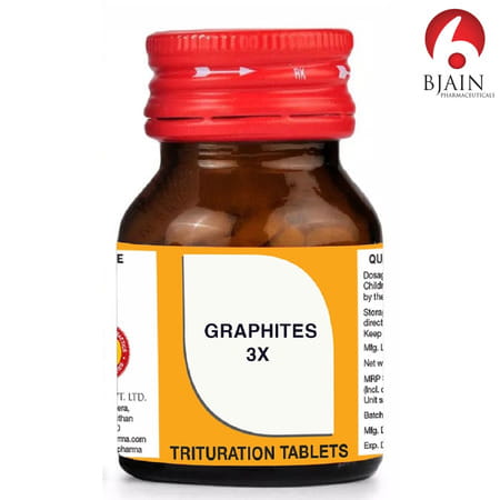 Bjain Graphites Trituration Tablet 3X | 25Gm
