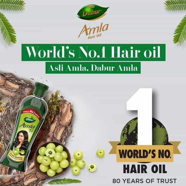 Dabur Amla Hair Oil - For Strong | Long And Thick Hair - 550 Ml