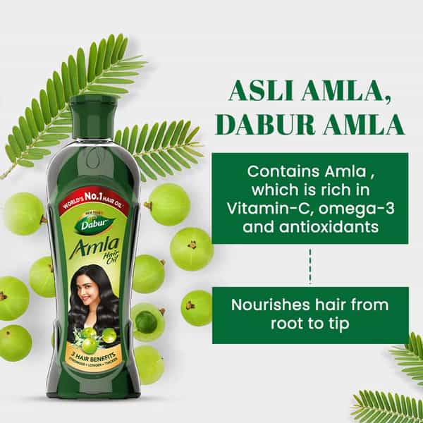 Dabur Amla Hair Oil - For Strong | Long And Thick Hair - 550 Ml