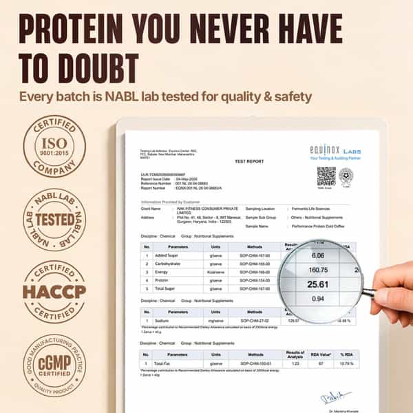 Beastlife Performance Yeast Protein Powder | 25G Protein | Cold Coffee Flavour | Easy Digest | 1Kg