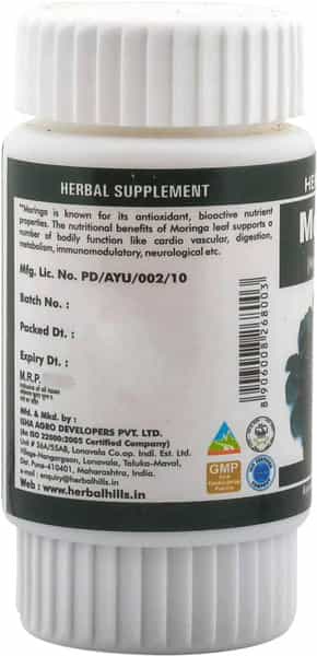 Herbal Hills Moringa 60 Tablets