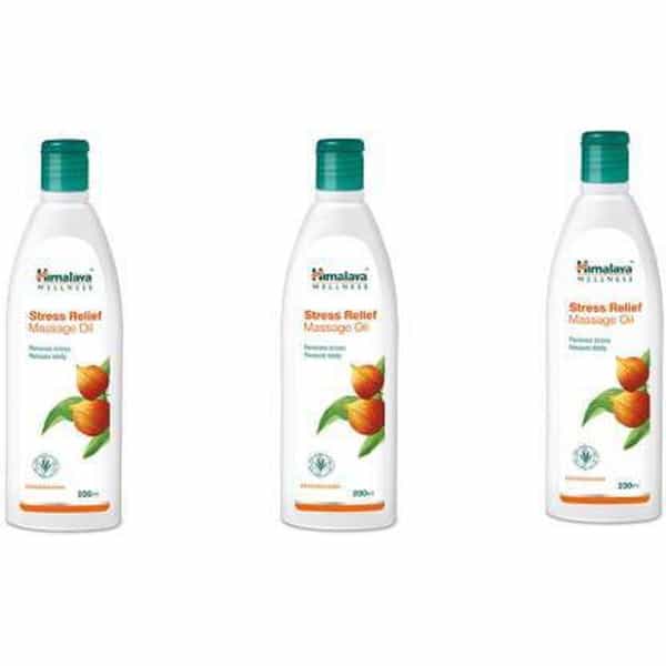 Himalaya Stress Relief Massage Oil | 200 Ml | Pack Of 3