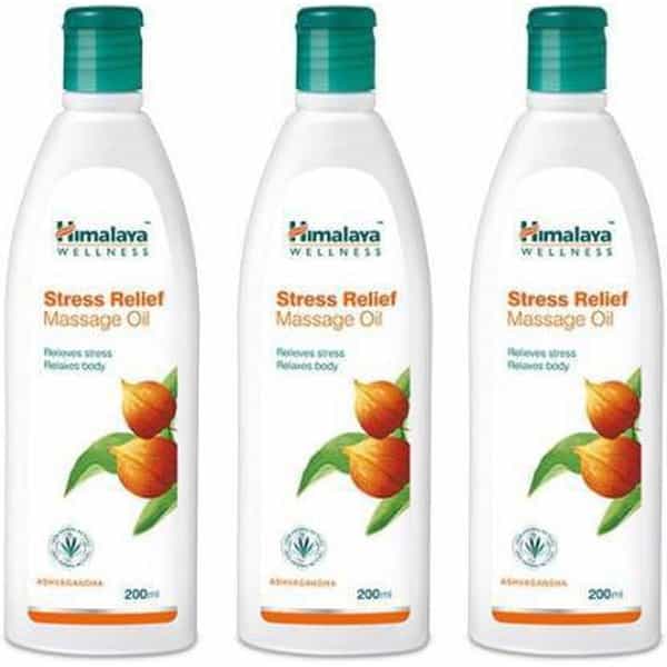 Himalaya Stress Relief Massage Oil | 200 Ml | Pack Of 3