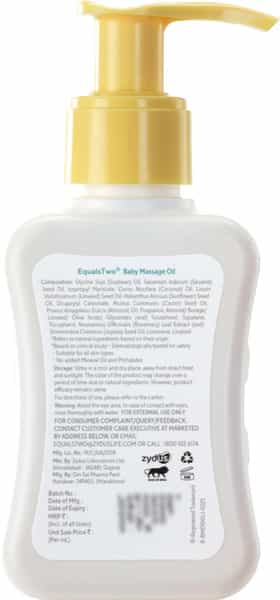 Equalstwo Baby Massage Oil Bottle Of 100Ml