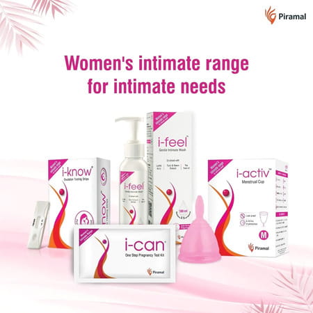 I-Feel Gentle Intimate Wash | Maintains Ph | Reduces Dryness | Itchiness | Rashes 100ml (Pack Of 2)