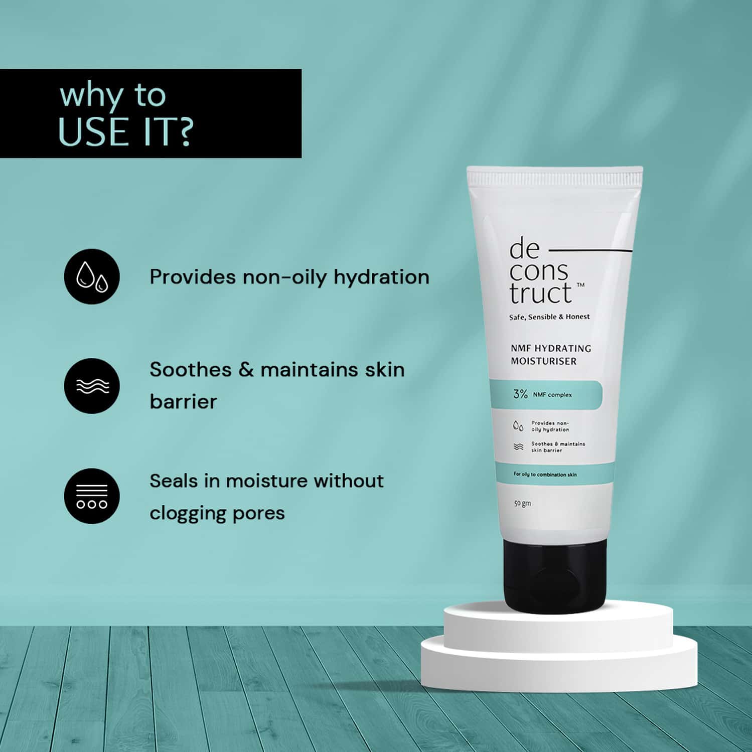 Buy DECONSTRUCT HYDRATING MOISTURIZER 3 NMF COMPLEX (50GM) Online