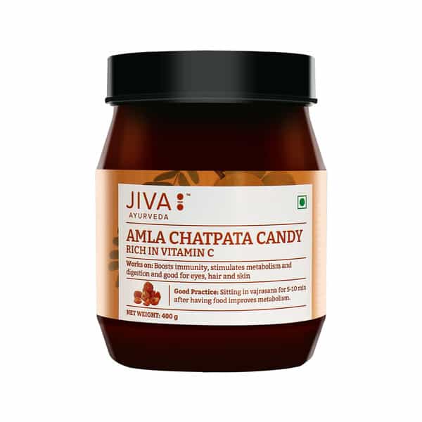 Jiva Chatpata Amla Candy | 400Gm (Pack Of 2) | For All Age Groups | Rich In Dietary Fibres