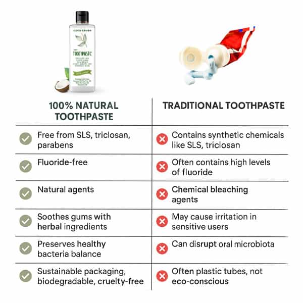 Coco Crush Ayurvedic Fluoride-Free Liquid Toothpaste | 100% Natural - 100Ml