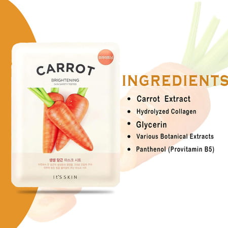 It'S Skin The Fresh Mask Sheet - Carrot - Pack Of 5