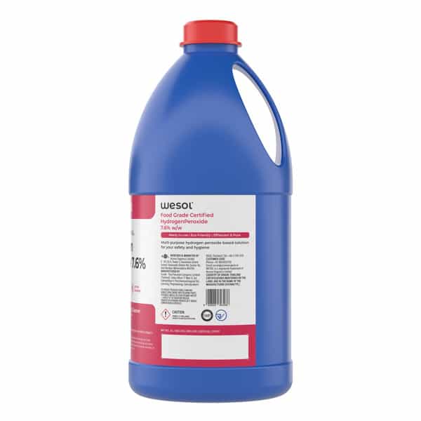 Wesol Food Grade Hydrogen Peroxide 7% Surface Cleaner 1 Ltr