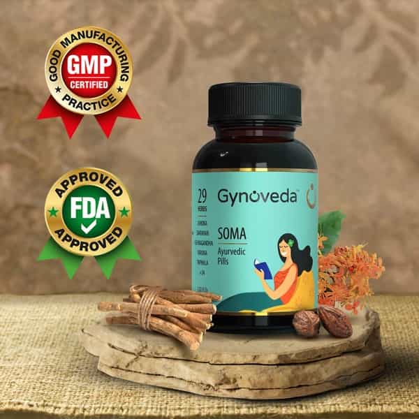 Gynoveda's Soma For White Discharge Itching - 360 Pills For 3 Months