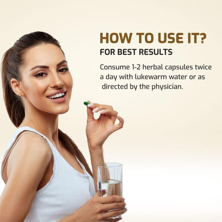 Shuddhi Dm Capsules For Diabic Care | No Added Sugar| 60 Natural Capsules