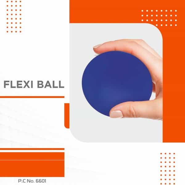 Vissco Flexiball|Stress Reliever|Ideal To Exercise Muscles Of The Finger -Hard Resistance (Blue)