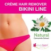 Everteen Bikini Line Hair Remover Creme - Natural For Women 1 Pack- 100gm