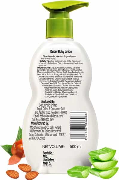 Dabur Baby Lotion 500Ml