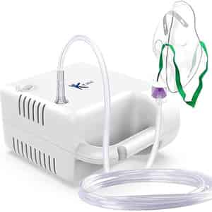K-life 107 Steam Respiratory Machine Kit For Baby Adults Kids Asthma Patients Nebulizer (white)