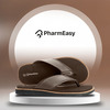 Pharmeasy Men's Diabetic & Orthopedic Slippers -Ebony- Size Uk 10