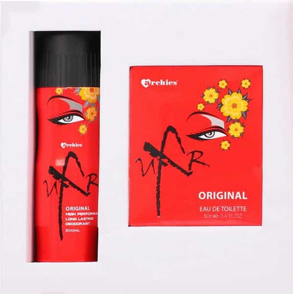 Archies Uxr Parfum Red Original50 Ml & Uxr Deo Red Original 200 Ml