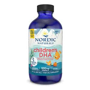 Nordic Naturals Childrens Dha Arctic Cod Liver Oil For Kids 530 Mg Omega 3 Epa & Dha For Kids 237ml