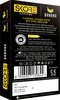 Skore Dotted Flavour Condoms (Banana) 10n (Pack Of 4) And Hard Rock Gel Sachet Free