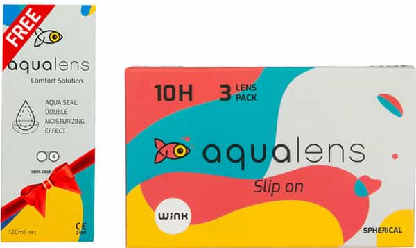 Aqualens 10 H Montly Disposable Contact Lens (3 Lens/Box) (-2.5)
