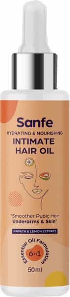 Sanfe Hydrating & Nourishing Intimate Hair Oil - 50 Ml
