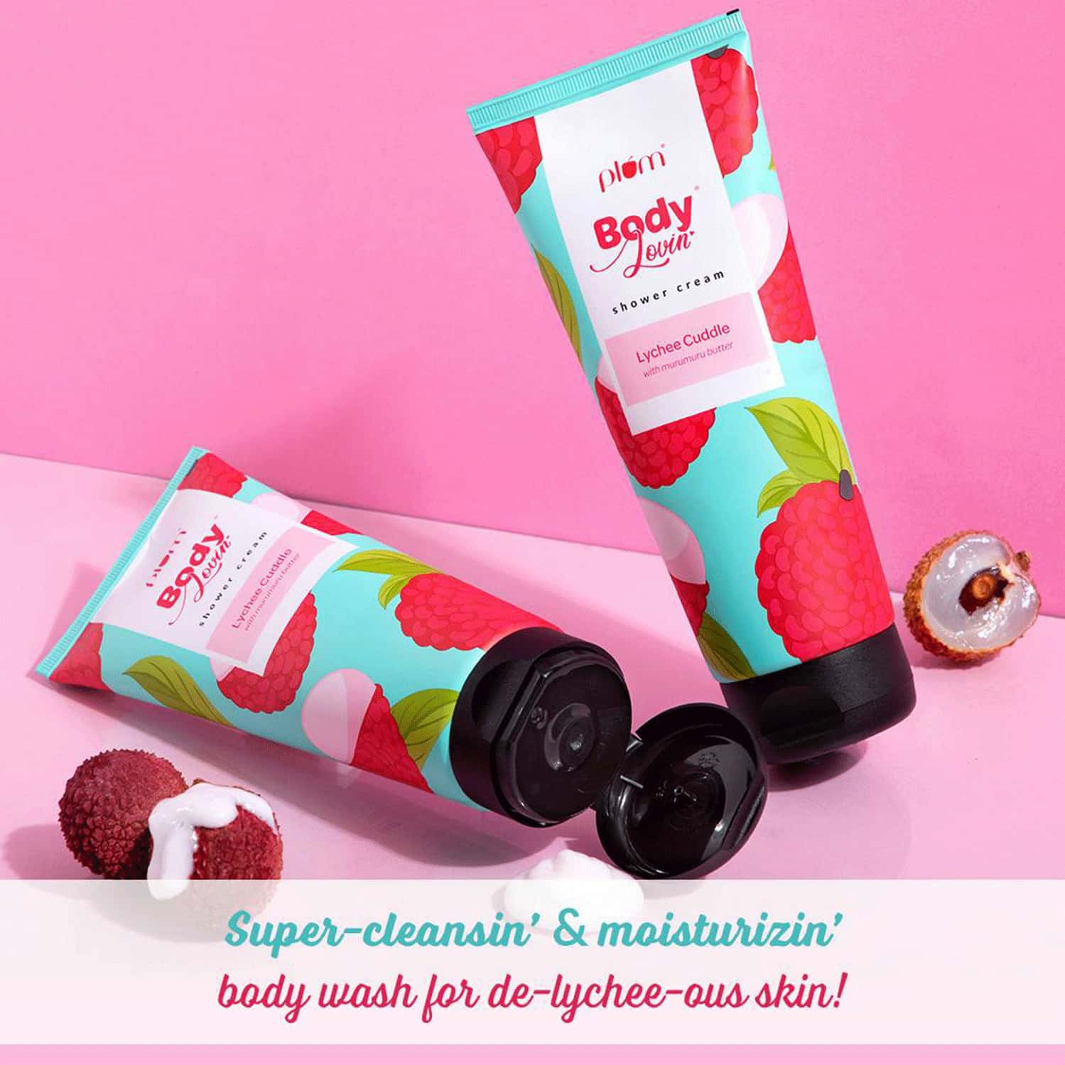 Buy PLUM BODYLOVIN' LYCHEE CUDDLE SHOWER CREAM (BODY WASH) 200GM