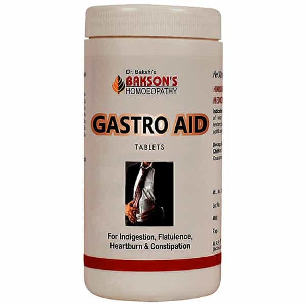 Dr Bakshi's Bakson Homoeopathy Gastro Aid Tablet 200 Nos