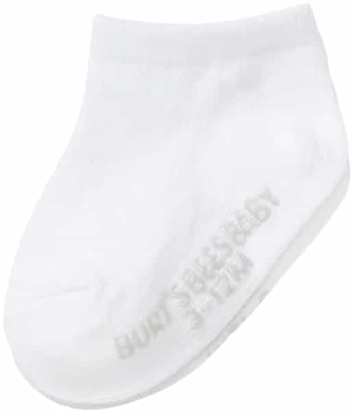 Burt's Bees Ankle Socks | Baby | Organic Cotton | Non-Slip | Heather Grey | 6 Count