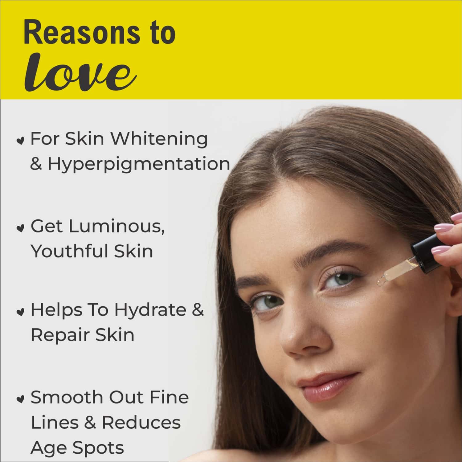 Buy LUVYH VITAMIN C & HYALURONIC ACID FACE SERUM 30ML Online & Get Upto