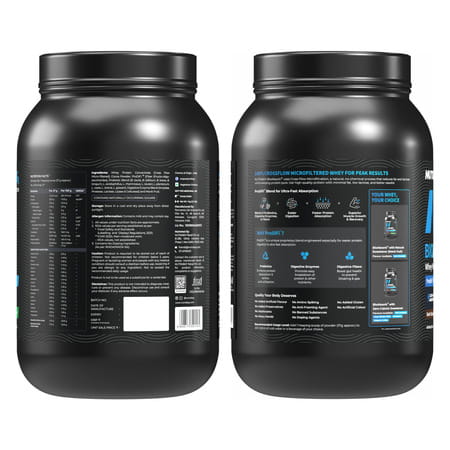 Nutrabay Bioabsorb Whey Protein Powder | Prodifi Blend | 26G Per Scoop | Dark Chocolate - 1Kg