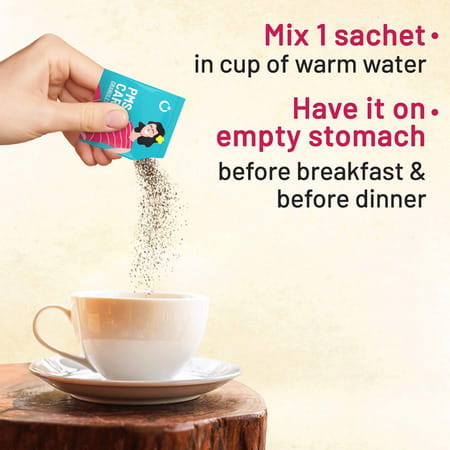 Gynovedapmscare Granules For Relief Fromcramps Mood Swings Headache Period Pain | 90 Sachet