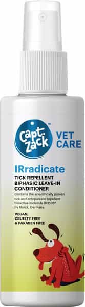 Captain Zack Irradicate Tick Repellent Oil Spray For Ticks And Fleas 50 Ml