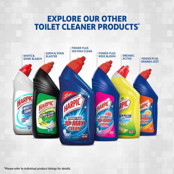 Harpic Power Plus 10X Max Clean Original Toilet Cleaner Bottle Of 500 Ml