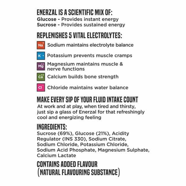 Enerzal Orange Flavour Sachet Of 75Gm Powder