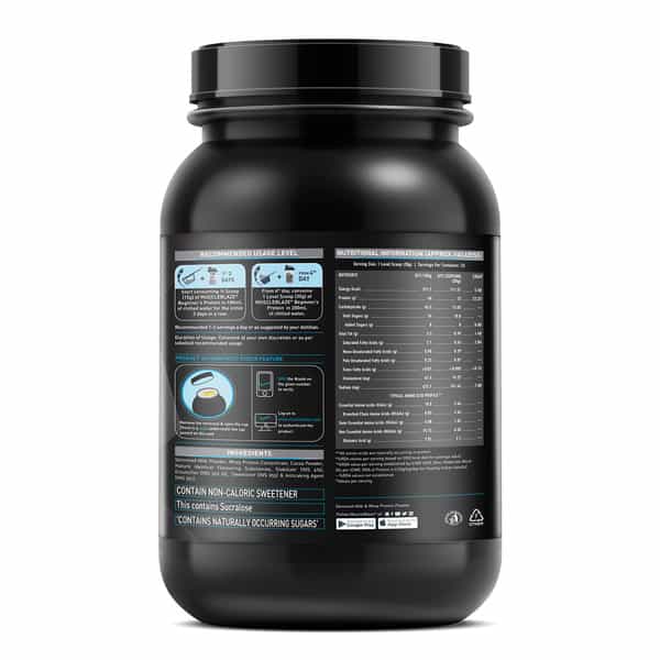 Muscleblaze Beginner's Whey Protein | No Added Sugar Whey Protein (1 Kg | Chocolate)