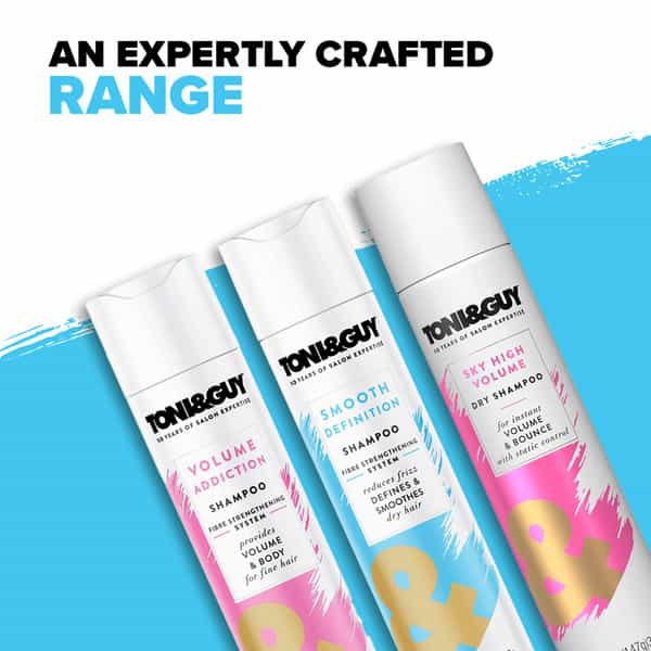 Toni & Guy Smooth Definition Shampoo | Reduces Frizz & Dryness | 250Ml
