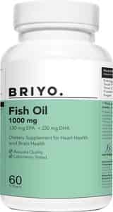 Briyo Fish Oil 1000 Mg - Triple Strength- 550 Mg Omega 3
