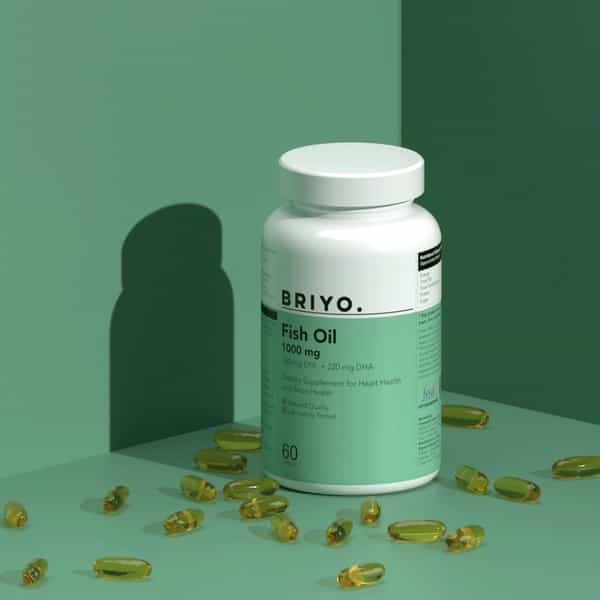 Briyo Fish Oil 1000 Mg - Triple Strength- 550 Mg Omega 3