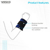 Vissco Weight Cuff | Place On Wrist Or Ankle While Exercises|Adjustable - 1 Kg(Blue)