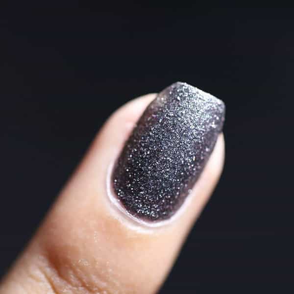 Debelle Gel Nail Lacquer Grey Glitteratti Silver Glitter Nail Polish-8Ml