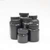 Patco - 85Ml Black Hdpe Empty Bottle For Capsules & Tablets - For Ayurvedic Powder Storage (100 Pcs)