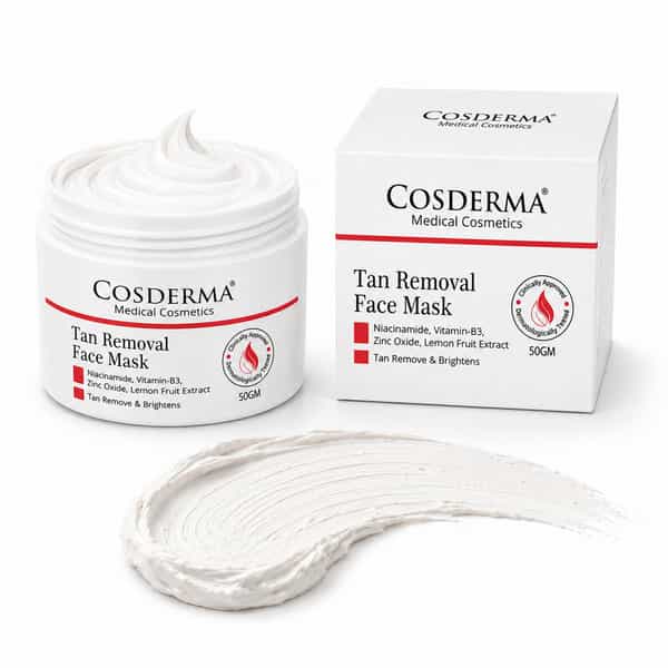 Cosderma Tan Removal Face Mask | Brightens Skin | Reduces Tan & Promotes A Radiant Glow 50Gm