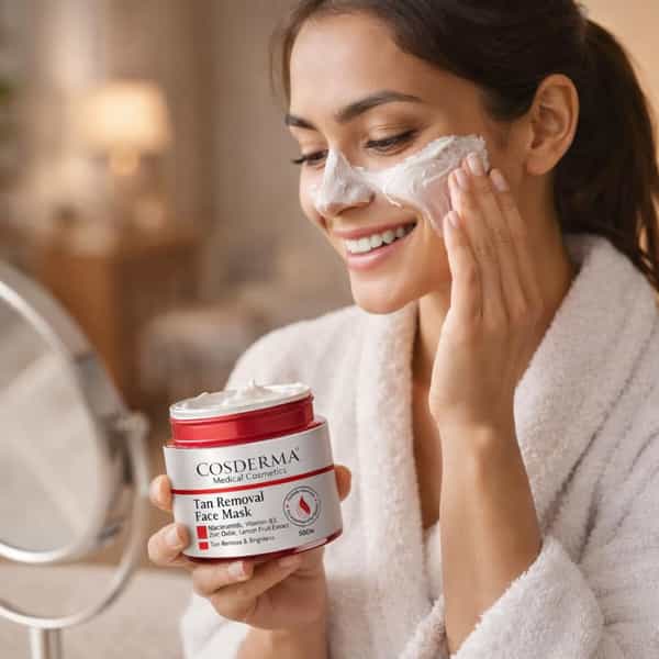 Cosderma Tan Removal Face Mask | Brightens Skin | Reduces Tan & Promotes A Radiant Glow 50Gm