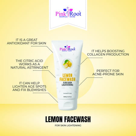 Pink Root Lemon Face Wash 100ml